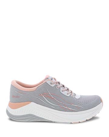 Chaussures de Marche Dansko Pace Mesh Femme Grise Rose | FR 456AHK
